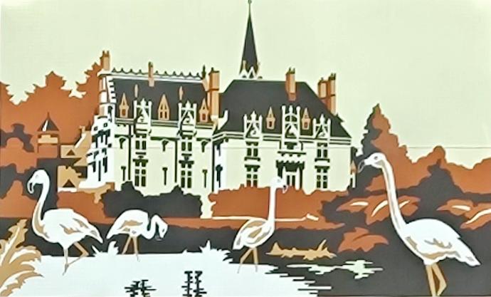 Photo du panneau : château-parc zoologique de Clères